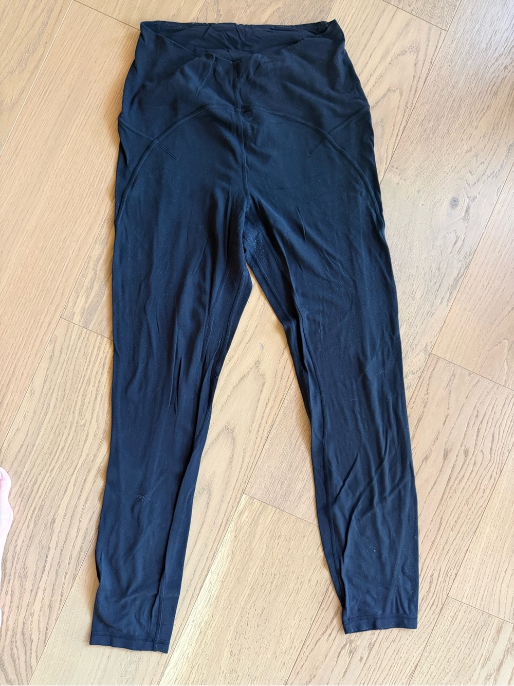 Lululemon Get Centered High Rise Black Leggings Size 6, 25”